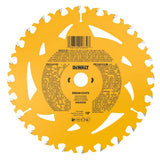 DeWalt DWA261224TS 6-1-2" 24T General Purpose Track Saw Blade with 20 mm Arbor - 4