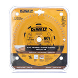 DeWalt DWA261260 6-1/2" 60T Circular Saw Blade for Ultra Fine Finish - 2