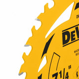DeWalt DWA271424 7-1/4" 24T Carbide Tipped Framing Circular Saw Blade - 3