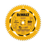 DeWalt DWA281460 8-1/4" 60T Carbide Tipped Circular Saw Blade