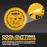 DeWalt DWA281460 8-1/4" 60T Carbide Tipped Circular Saw Blade - 4