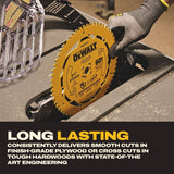 DeWalt DWA281460 8-1/4" 60T Carbide Tipped Circular Saw Blade - 5