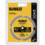 DeWalt DWA412PCD 4 1/2" 4 T Carbide Fiber Cement Cutting Circular Saw Blade - 2