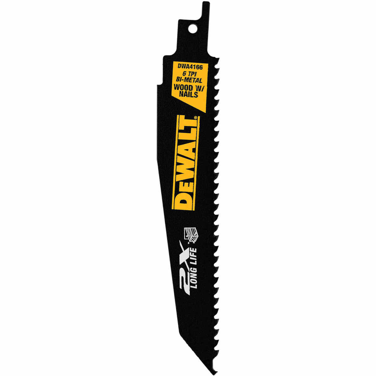 DeWalt DWA4166B 6" 6TPI 2X Reciprocating Saw Blade 100 Pack