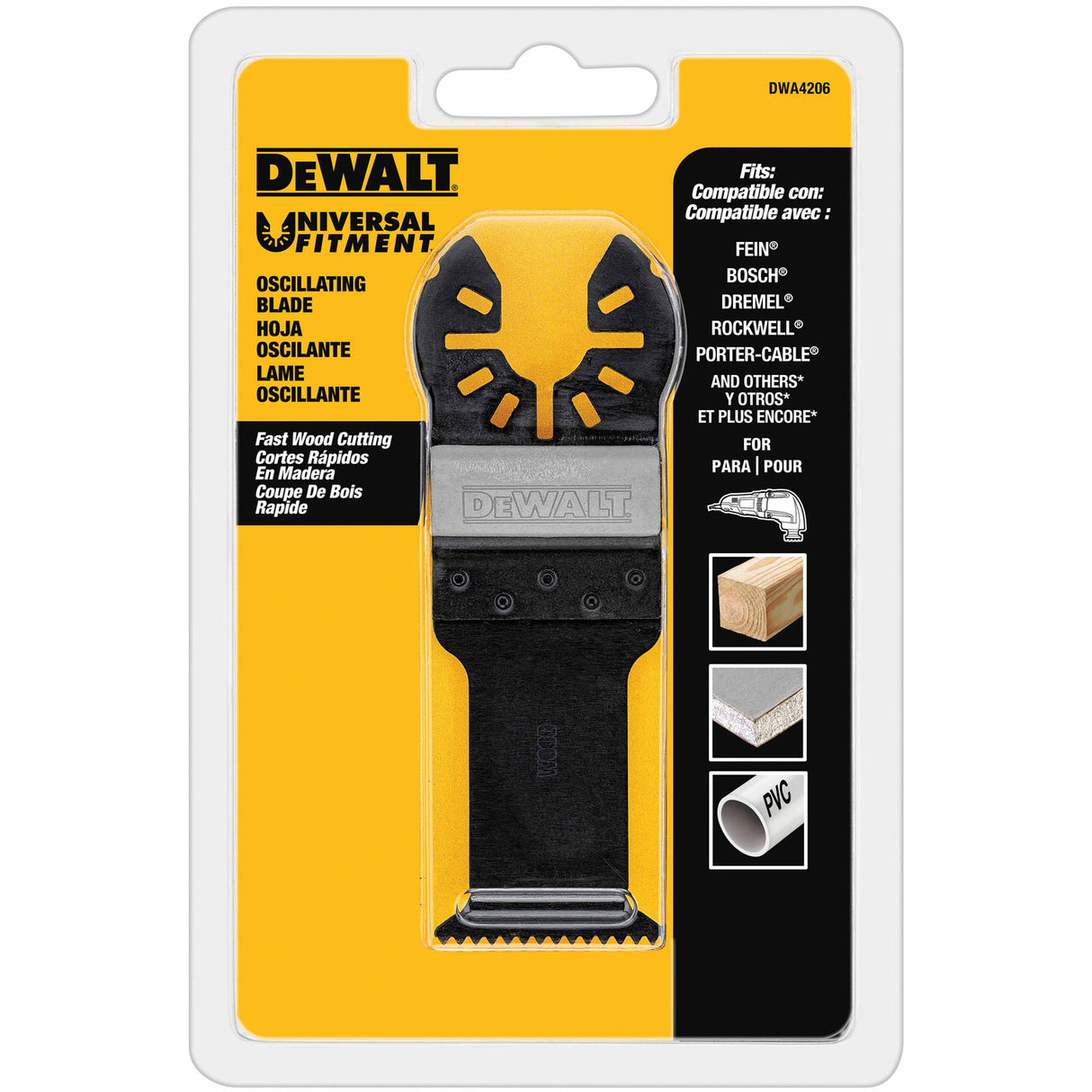 DeWalt DWA4206 Oscillating Fastcut Wood Blade - 2