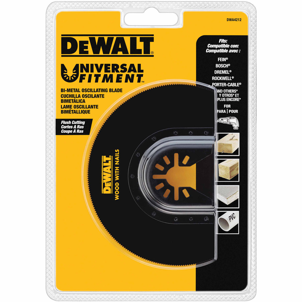 DeWalt DWA4212 Oscillating Flush Cut Blade - 2