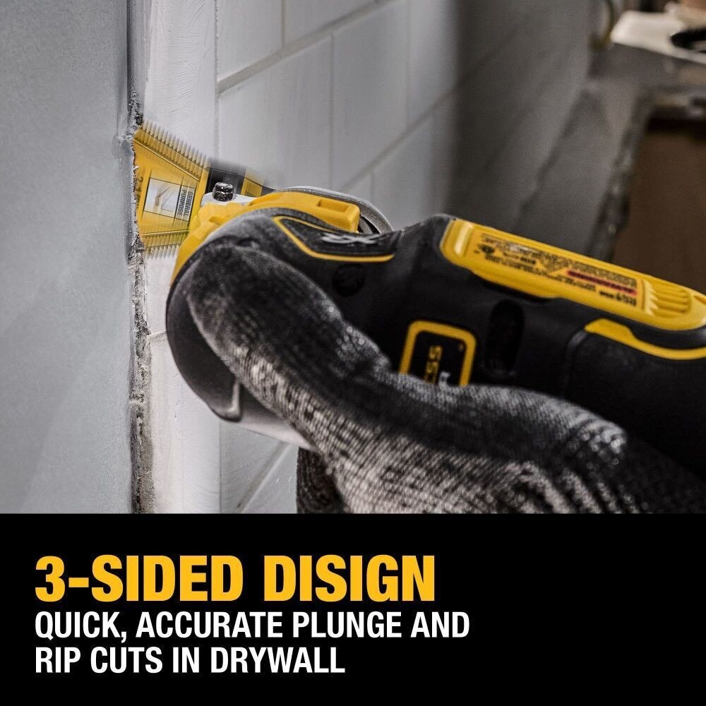 DeWalt DWA4283-3 OSC 2-1/8 in. 3-Sided General Purpose Blade (3 PK) - 6