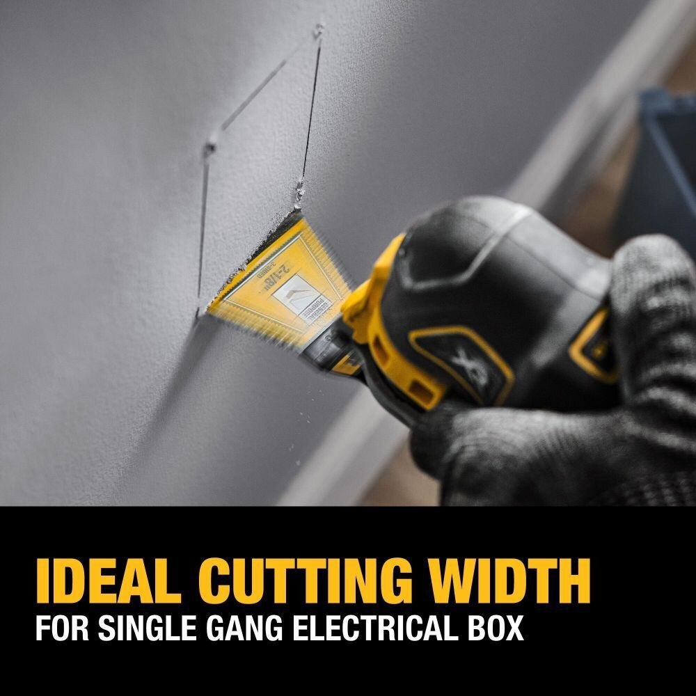 DeWalt DWA4283 General Purpose 3-Sided Oscillating Blade - 5