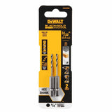 DeWalt DWA5006 3/32"  Black & Gold Impact Ready Metal Drill Bit - 2