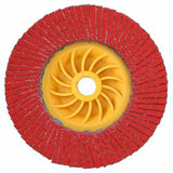 DeWalt DWA8281HCTR Elite Series , 4-1/2" x 5/8-11 60 Grit T27 Maxtrim Trimmable Flap Disc - 3