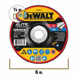 DeWalt DWA8920F ELITE SERIES Grinding Wheels 6" X 1/4" X 7/8" - 2