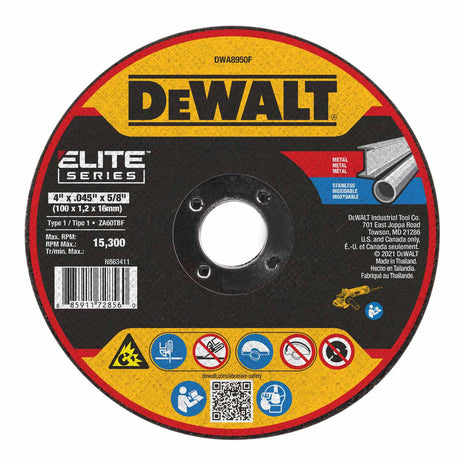 DeWalt DWA8950F Elite Series 4 x .045 x 5/8 XP T1 Cutting