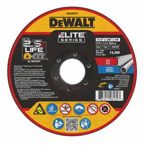 DeWalt DWA8951F Elite Series , 4-1/2" x 7/8" x .045 XP T1 Cutting Disc