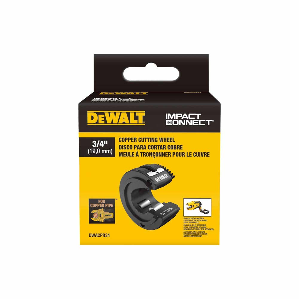 DeWalt DWACPR34 Impact Connect 3/4 in. Copper Cutter Wheel - 4