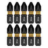 DeWalt DWAF1PH2IR10 PH2 FLEXTORQ  1/4 x 1in Impact Driver Bits, 10-Pack - 3