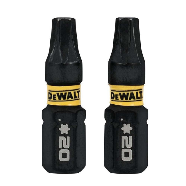 DeWalt DWAF1TX20IR2 ELITE SERIES 1 in. T20 Impact Bits for Torx Fasteners (2 Pack)