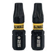 DeWalt DWAF1TX25IR2 Elite Series T25 Torx Impact Bit 1 in. (2 Pack)