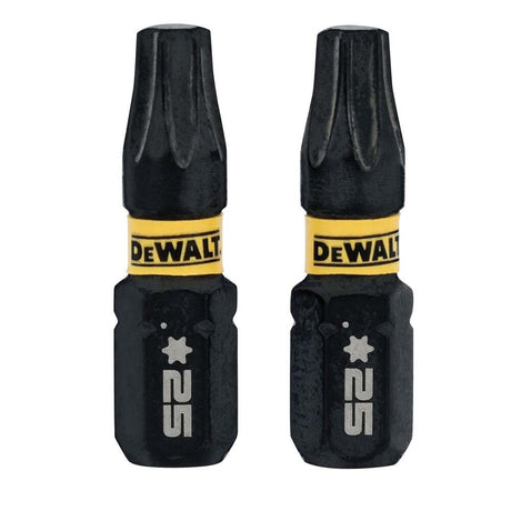 DeWalt DWAF1TX25IR2 Elite Series T25 Torx Impact Bit 1 in. (2 Pack)