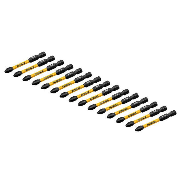 DeWalt DWAF2PH2IR15 PH2 FLEXTORQ  1/4 x 2-1/4in Impact Driver Bits, 15-Pack
