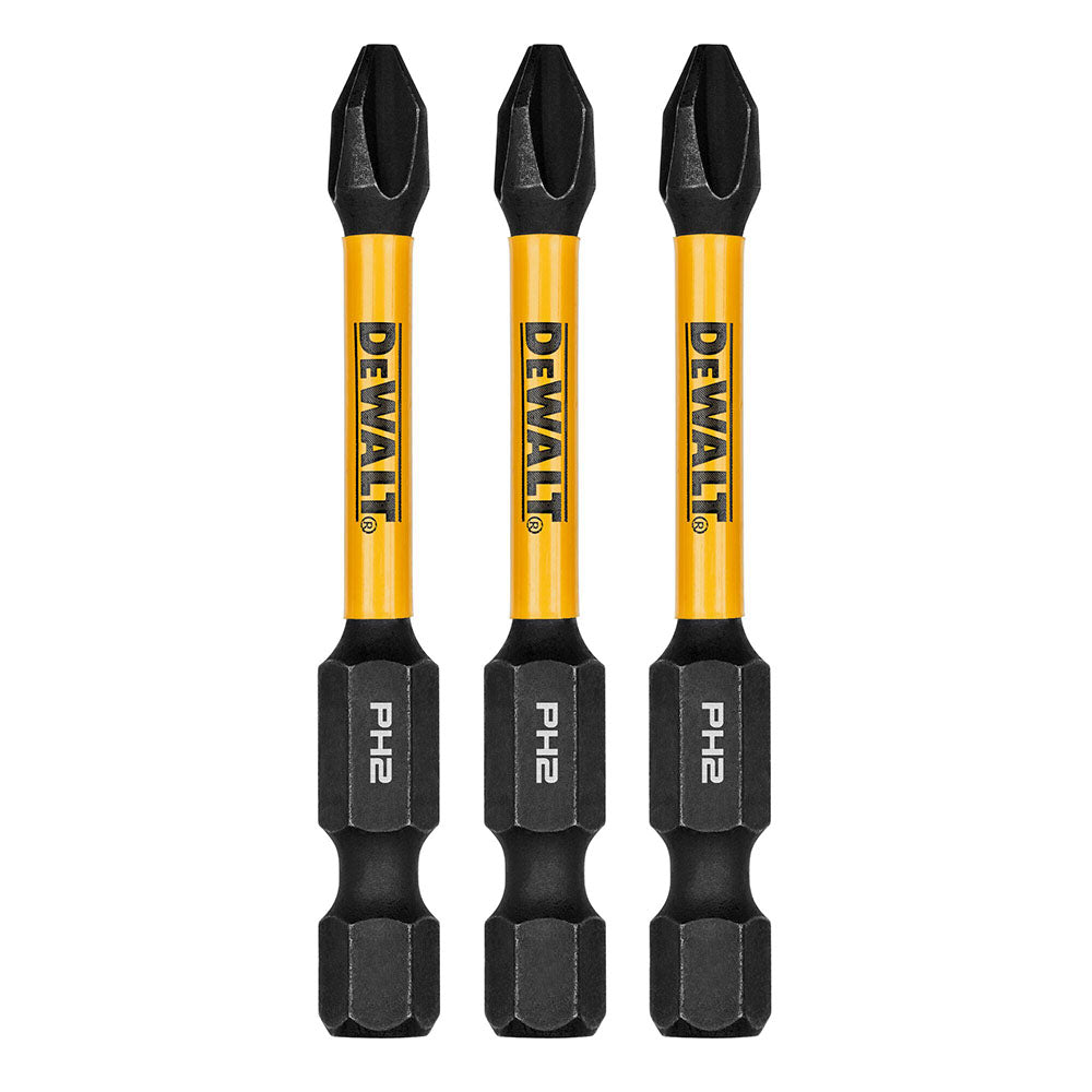 DeWalt DWAF2PH2IR3 3PK FLEXTORQ Impact Screwdriving Bits