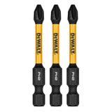 DeWalt DWAF2PH2IR3 3PK FLEXTORQ Impact Screwdriving Bits