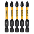 DeWalt DWAF2PH2IR5 PH2 FLEXTORQ  1/4 x 2-1/4in Impact Driver Bits, 5-Pack