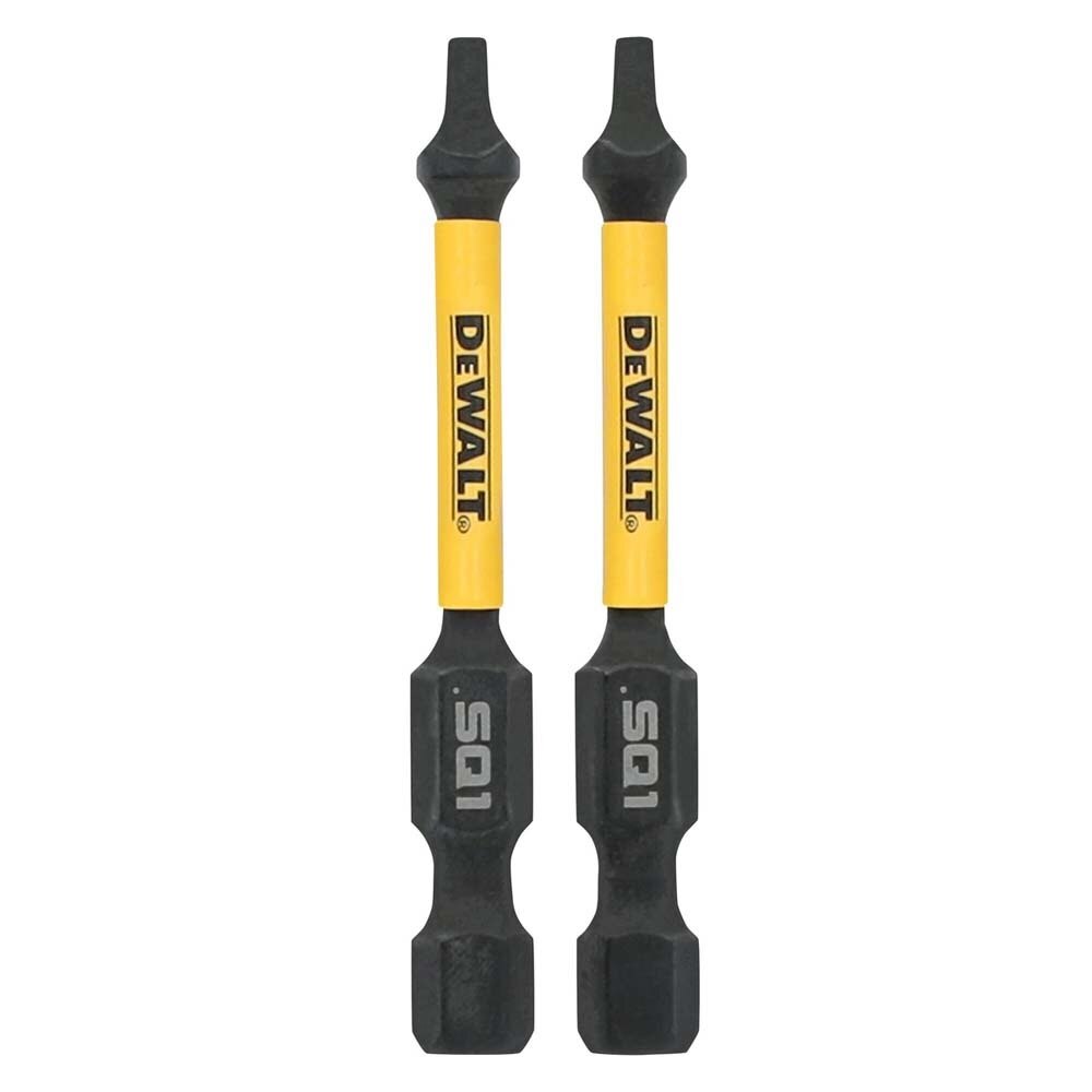 DeWalt DWAF2SQ1IR2 Elite Series Impact Square #1 Bits 2.25 in. (2 Pack)