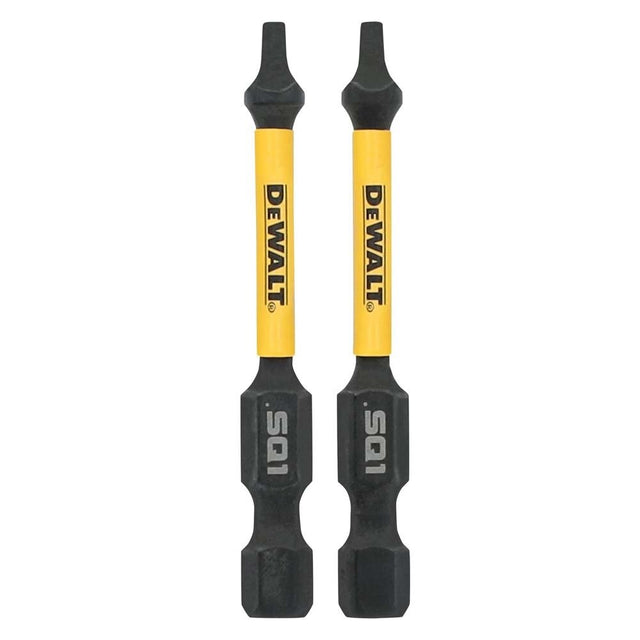DeWalt DWAF2SQ1IR2 Elite Series Impact Square #1 Bits 2.25 in. (2 Pack)