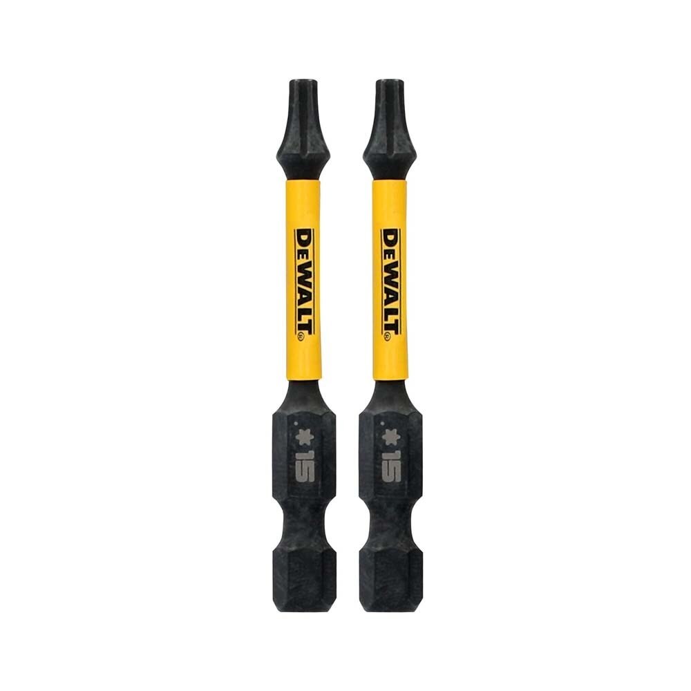 DeWalt DWAF2TX15IR2 ELITE SERIES Impact Bits, T15, 2.25 in. Length (2 Pack)