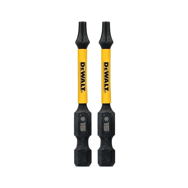 DeWalt DWAF2TX15IR2 ELITE SERIES Impact Bits, T15, 2.25 in. Length (2 Pack)