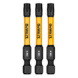 DeWalt DWAF2TX30IR3 T30 FLEXTORQ 1/4 x 2.25in Impact Driver Bits, 3-Pack
