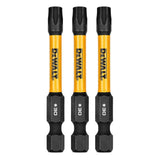 DeWalt DWAF2TX30IR3 T30 FLEXTORQ 1/4 x 2.25in Impact Driver Bits, 3-Pack
