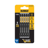DeWalt DWAF3PH2IR5 PH2 FLEXTORQ  1/4 x 3-1/2in Impact Driver Bits, 5-Pack - 2