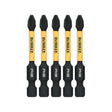 DeWalt DWAFE2PH2IR5 ELITE SERIES Phillips #2 Impact Bit Set, 2.25 in. Length (5 Pack)