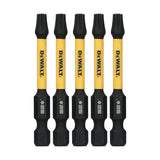 DeWalt DWAFE2TX25IR5 ELITE SERIES 1/4 in. x 2-1/4 in. T25 Torx Impact Driver Bits Set (5 Piece)