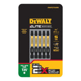 DeWalt DWAFE2TX25IR5 ELITE SERIES 1/4 in. x 2-1/4 in. T25 Torx Impact Driver Bits Set (5 Piece) - 2