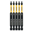 DeWalt DWAFE3SQ2IR5 Elite Series 3.5 in. Impact Bits for SQ2, Laser-Etched Identification (5 Pack)