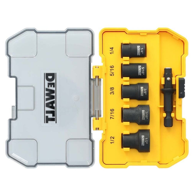 DeWalt DWAFEDND5 ELITE SERIES Cleanable Nut Drivers Set for Impact Drivers (5 Piece)