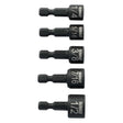 DeWalt DWAFEIND5 ELITE SERIES Insert Nut Driver Set, Impact Ready, Short 1-1/2 in. Length (5 Piece)