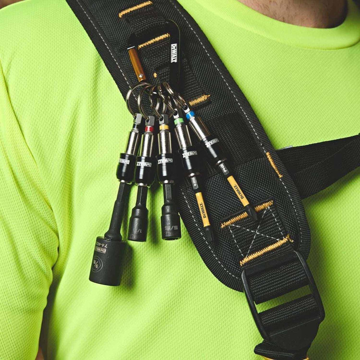 DeWalt DWAFHLDKC5 Keyring Bit Holder Set - 7