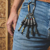 DeWalt DWAFHLDKC5 Keyring Bit Holder Set - 9