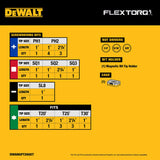 DeWalt DWANGFT26SET FLEXTORQ Impact Driver Bit Set w/ Case, 26-Pack - 8