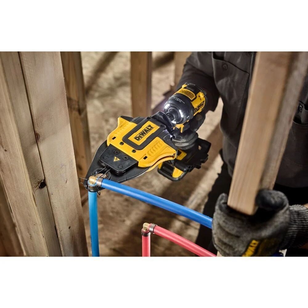DeWalt DWAPXCIR 1/2" & 3/4" Impact Connect Pex Crimp Ring Attachment , 3/8" - 1" Pinch Rings - 5