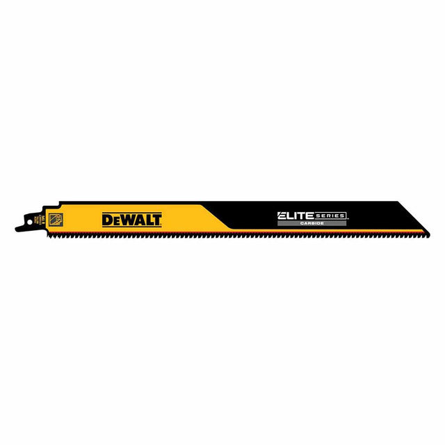 DeWalt DWAR12108CT-1 Elite Series Carbide Tipped 12-in 8-TPI Metal Cutting Reciprocating Saw Blade