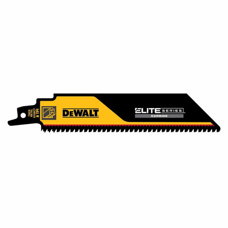 DeWalt DWAR6108CT-1 Elite Series Carbide Tipped 6-in 8-TPI Metal Cutting Reciprocating Saw Blade