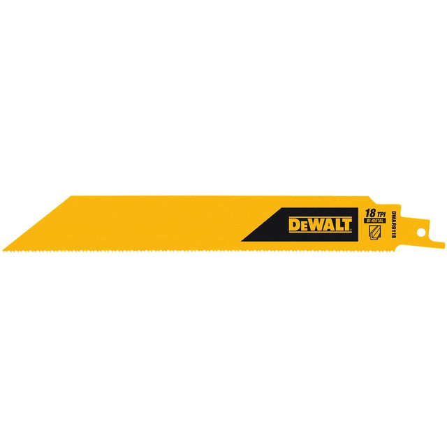 DeWalt DWAR9118 9" 18TPI 1" Recip Saw Blade - 5 Pack