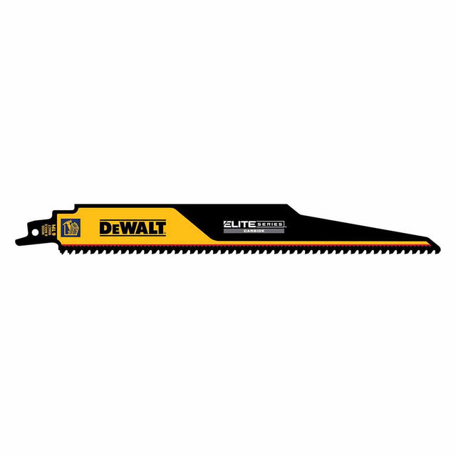 DeWalt DWAR956CT-3 Elite Series 3-Pack Carbide Tipped 9-in 6-TPI Demolition Reciprocating Saw Blade