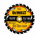 DeWalt DWAW71424B10 7-1/4" 24T Elite Series Saw Blade 10 Pack