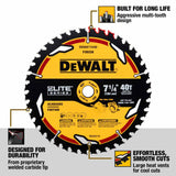 DeWalt DWAW71440 7-1/4" 40T Elite Series Saw Blade - 2