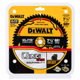 DeWalt DWAW71460 7-1/4" 60T Elite Series Saw Blade - 3